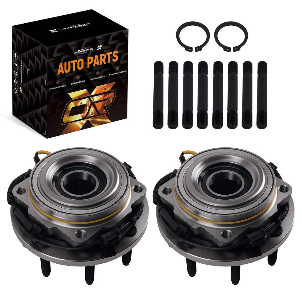 2X Front Left Right Wheel Hub Bearing for Ford F-250 F-350 Super Duty (2005–2010)