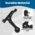 2X Front Lower Control Arms with Ball Joints for Honda Odyssey (1999-2004)