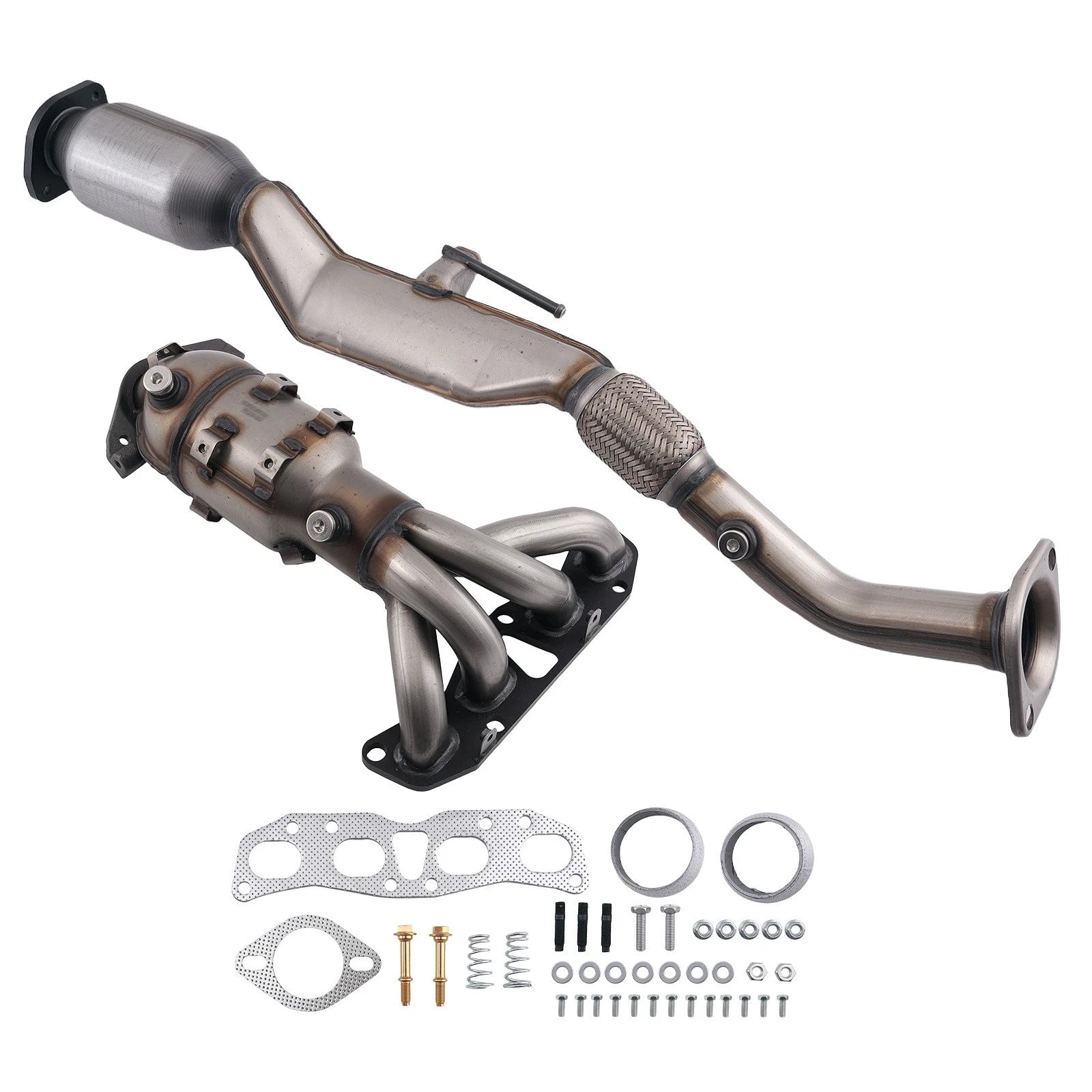 2X Catalytic Converter Kit for Nissan Altima 2.5L (2002–2006) Stainless Steel EPA