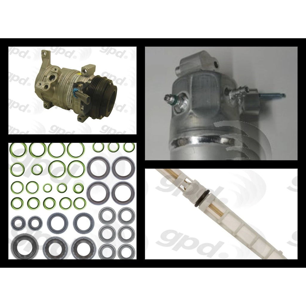 A/C Compressor with Clutch for Chevy Express Van, GMC 2500
