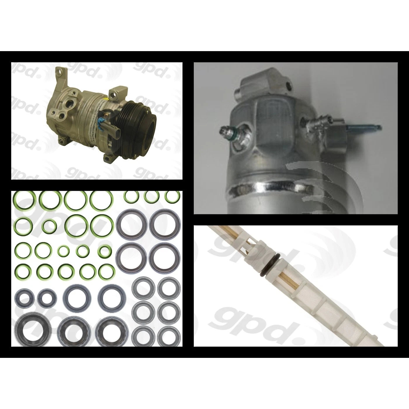 A/C Compressor with Clutch for Chevy Express Van, GMC 2500