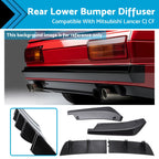 Rear Bumper Diffuser Spoiler for Mitsubishi Lancer (2008–2015)