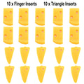 20 x Finger+Triangle Leverless Inserts Protector for Corghi Hunter Tire Changer