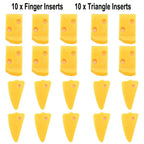 20 x Finger+Triangle Leverless Inserts Protector for Corghi Hunter Tire Changer