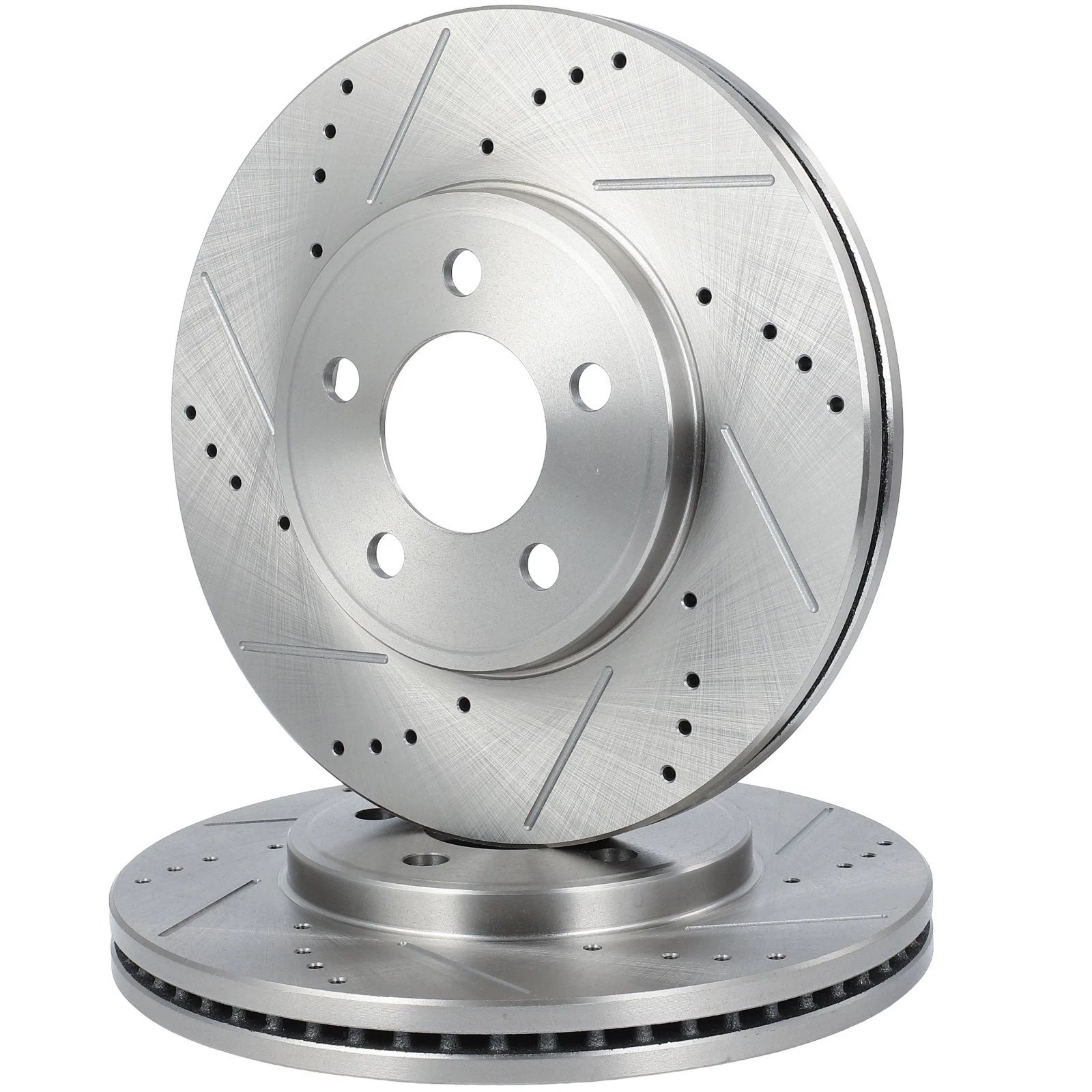 Front Drilled Slotted Brake Rotors for Mercury Grand Marquis (2003–2011)