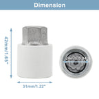 Type D Wheel Lock Lug Nut for Audi A4 (Locking Nut Key Socket)