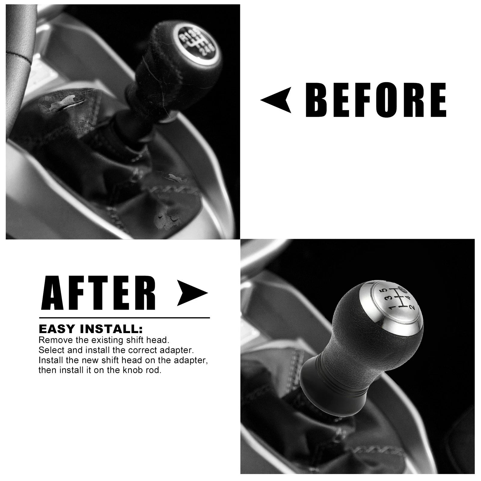 5 Speed Manual Gear Shift Knob for Toyota Yaris (2005–2010)