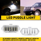 2X LED Side Mirror Towing Puddle Light for GMC Sierra, Chevy Silverado, Cadillac