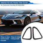 Air Condition Outlet Vent Trim Cover Frame for Chevrolet Corvette C8 (2020–2024)