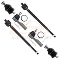 Set of 6 Front Lower Ball Joints Tie Rod End for Nissan Altima (1998–2001)