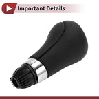6 Speed Gear Shift Knob for Mercedes-Benz C180 C200 C250 (Plastic Faux Leather)