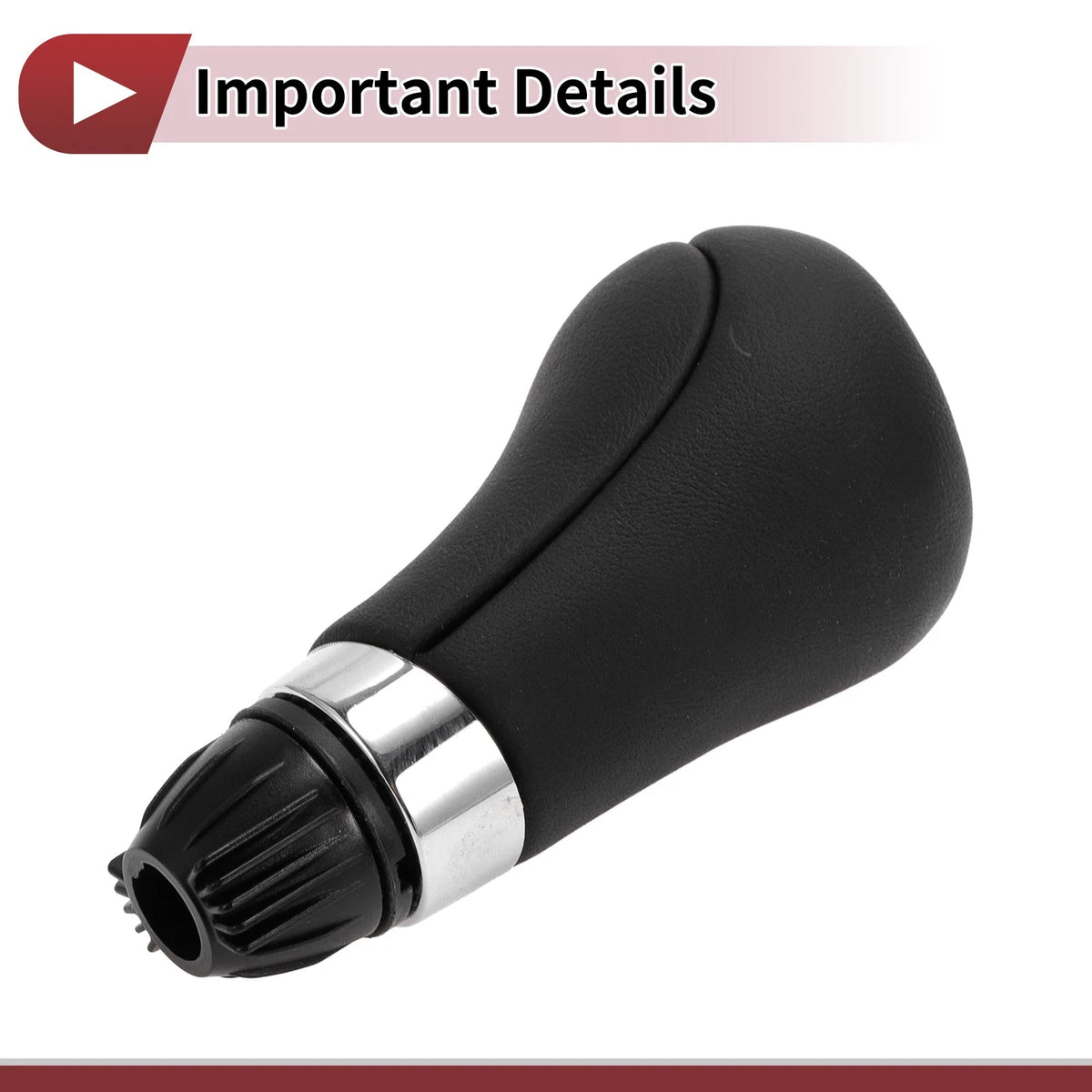 6 Speed Gear Shift Knob for Mercedes-Benz C180 C200 C250 (Plastic Faux Leather)