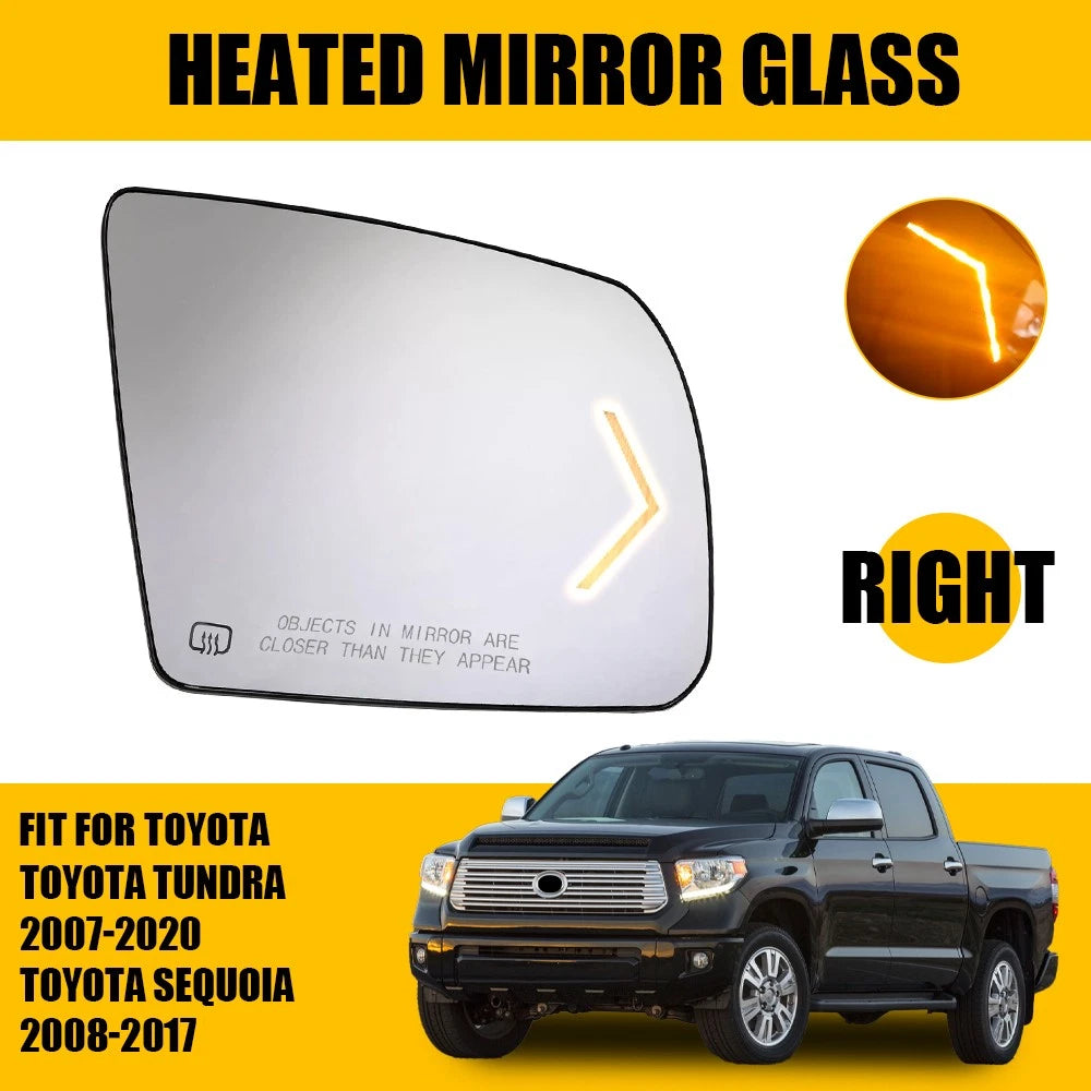 Heated Mirror Glass for Toyota Sequoia Tundra (2007–2017)