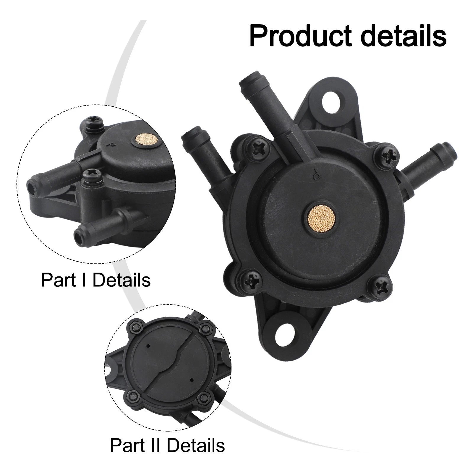 Fuel Pump Assembly with Filter and Oil Hose for