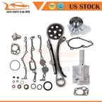 Timing Chain Kit with Water Oil Pump for Nissan D21 2.4L SOHC KA24E (1990–1994)
