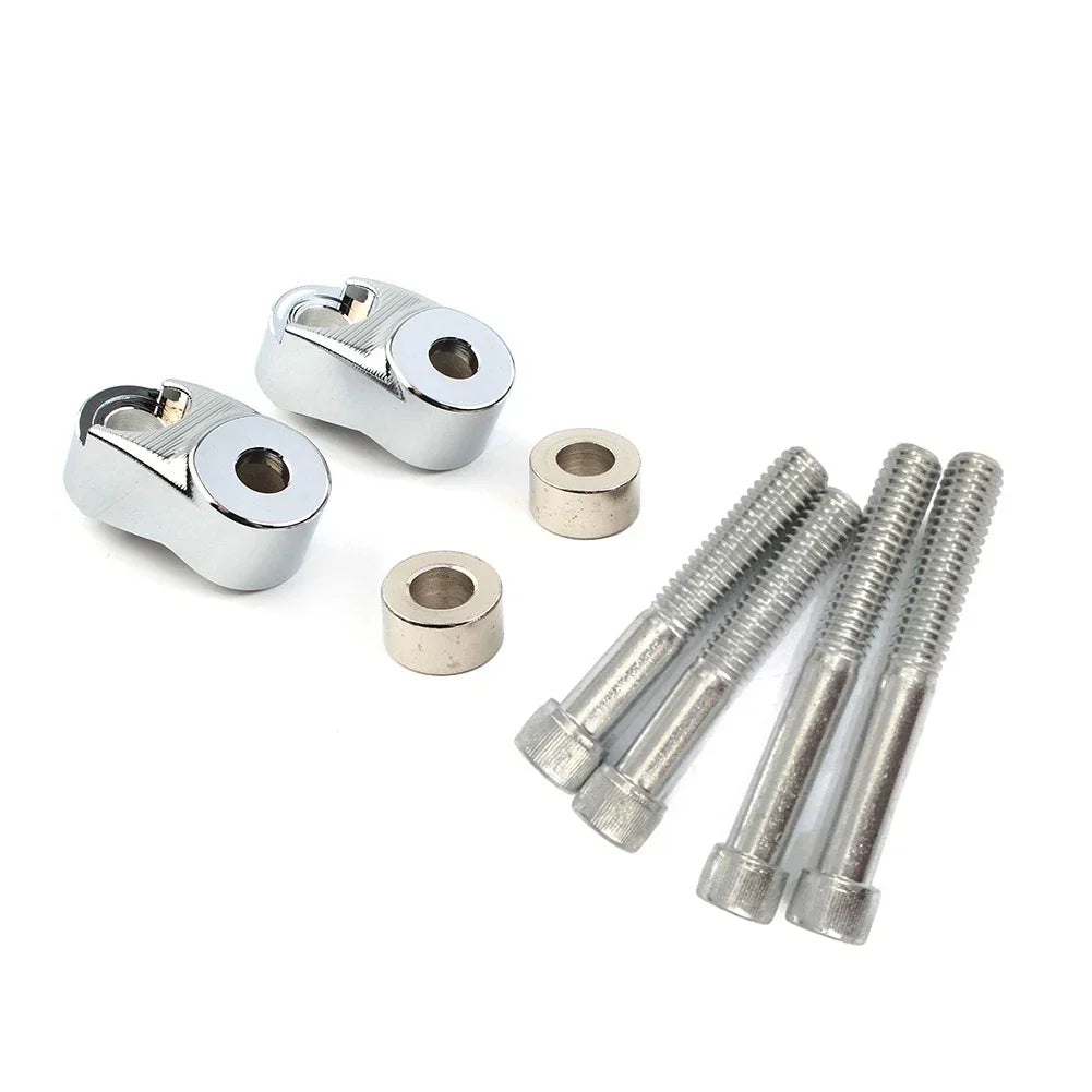 39mm 49mm Chrome Short Front Turn Signal Mounts for Harley Sportster FXR