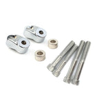 39mm 49mm Chrome Short Front Turn Signal Mounts for Harley Sportster FXR