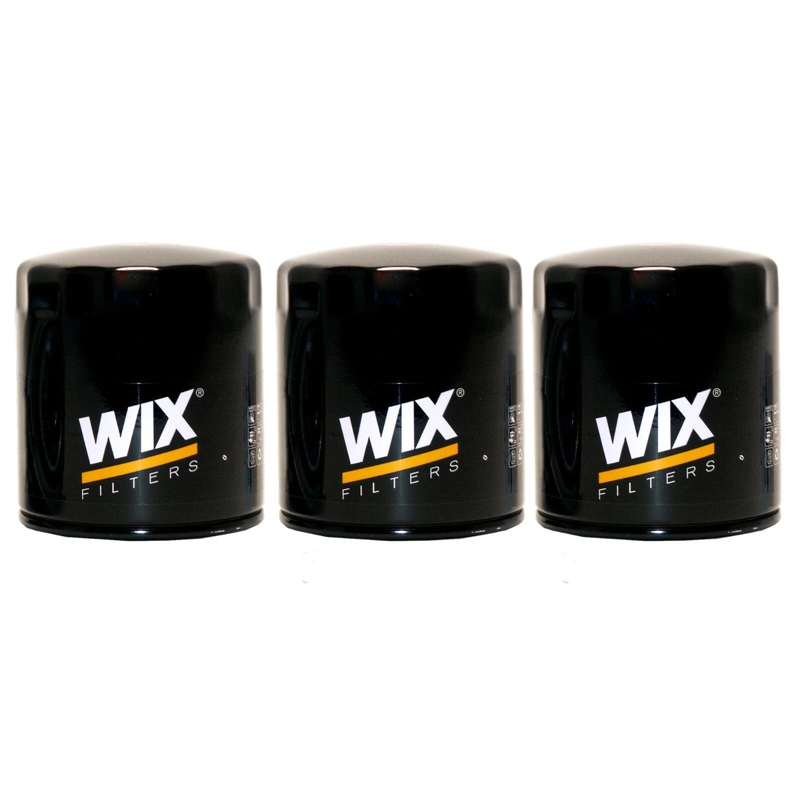 Set of 3 WIX Engine Oil Filters for Chrysler Dodge Ford Lincoln Mazda Mercury