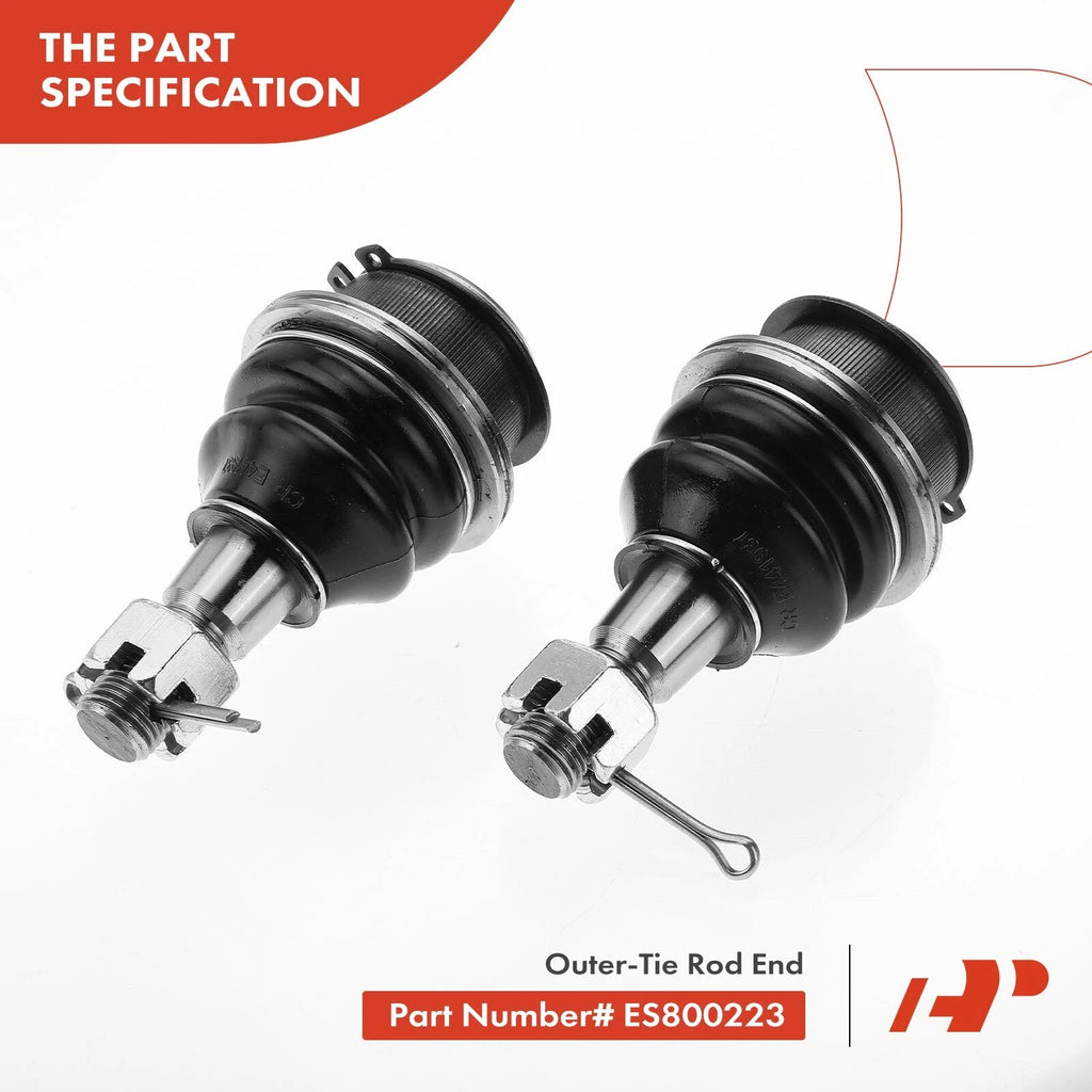 6x Tie Rod End Ball Joint for Chevy Silverado 1500 Tahoe (2007–2019)