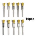 10 Pack Copper Wire Brushes for Rust Dust Removal Polishing Wheels
