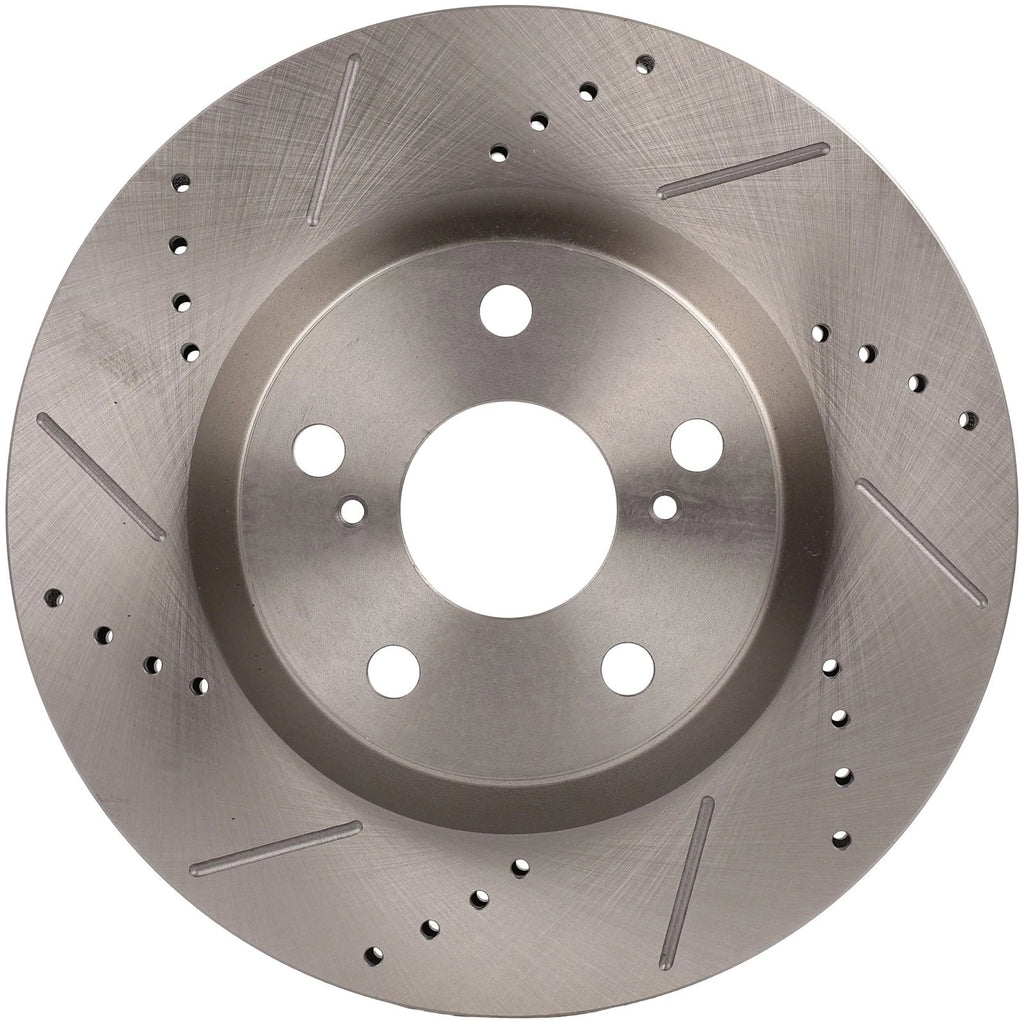 Front Drilled Slotted Brake Rotors for Pontiac Vibe (2007–2018) LEXUS ES350 ES300h