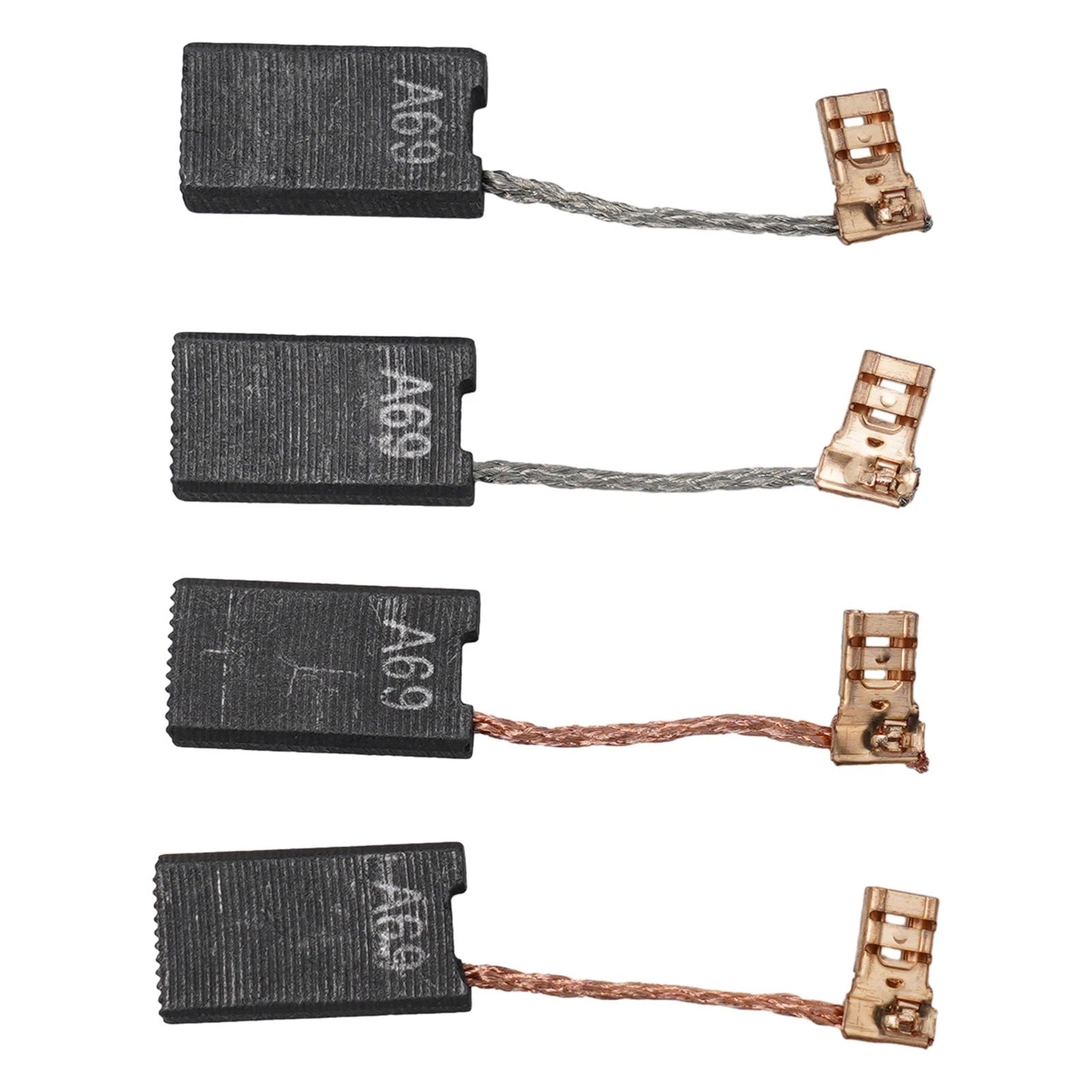Set of 4 Carbon Brushes for Auto Stop Function (1617014122, 1617014138)