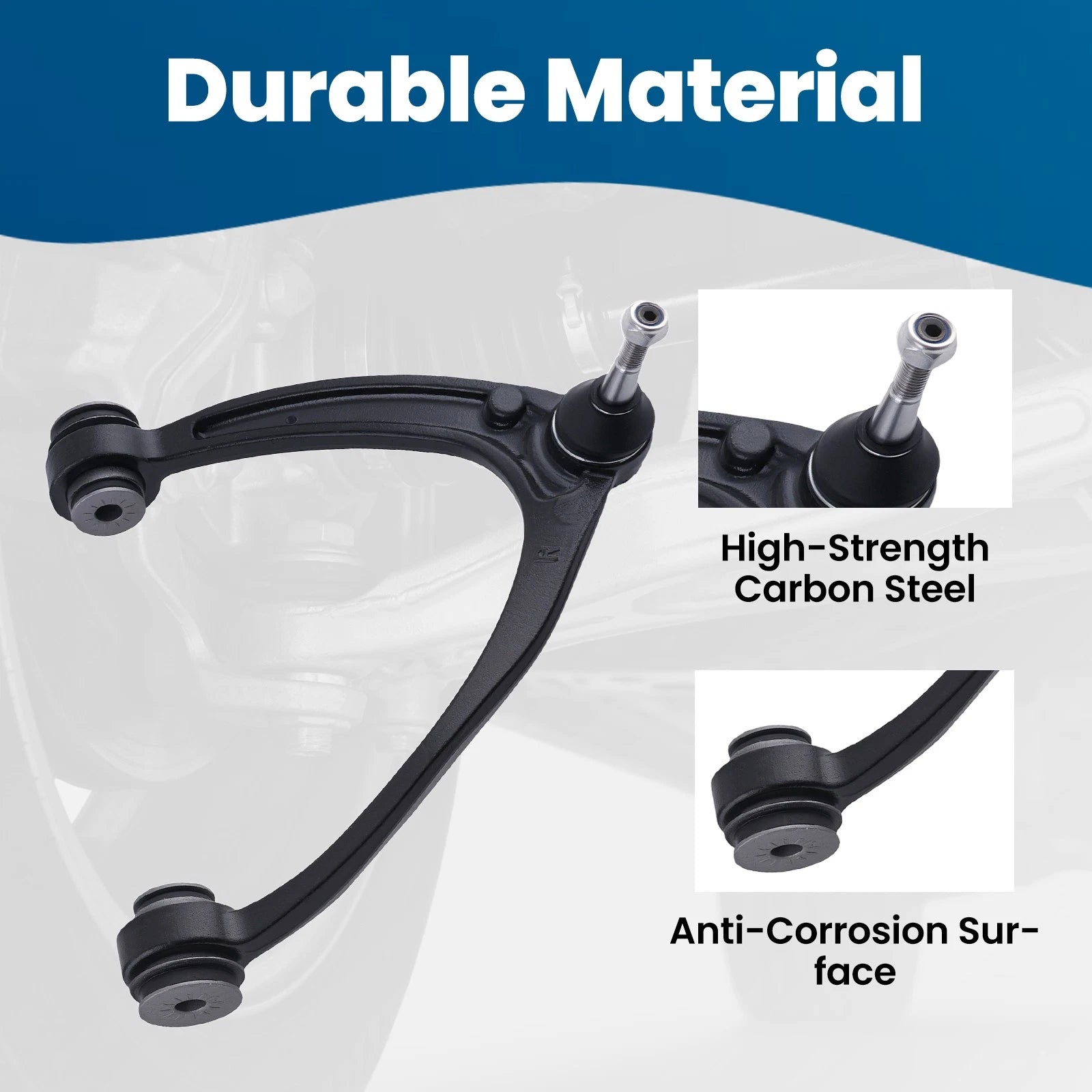 Front Upper Control Arms Sway Bars for Chevrolet Silverado 1500 (2007-2016)