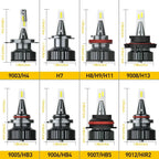 AUXITO LED Headlight Bulbs Conversion Kit 9005 + H11 for