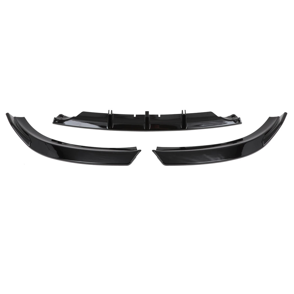 Front Bumper Lip for Audi A4 B8 (2009–2012) - Painted Black