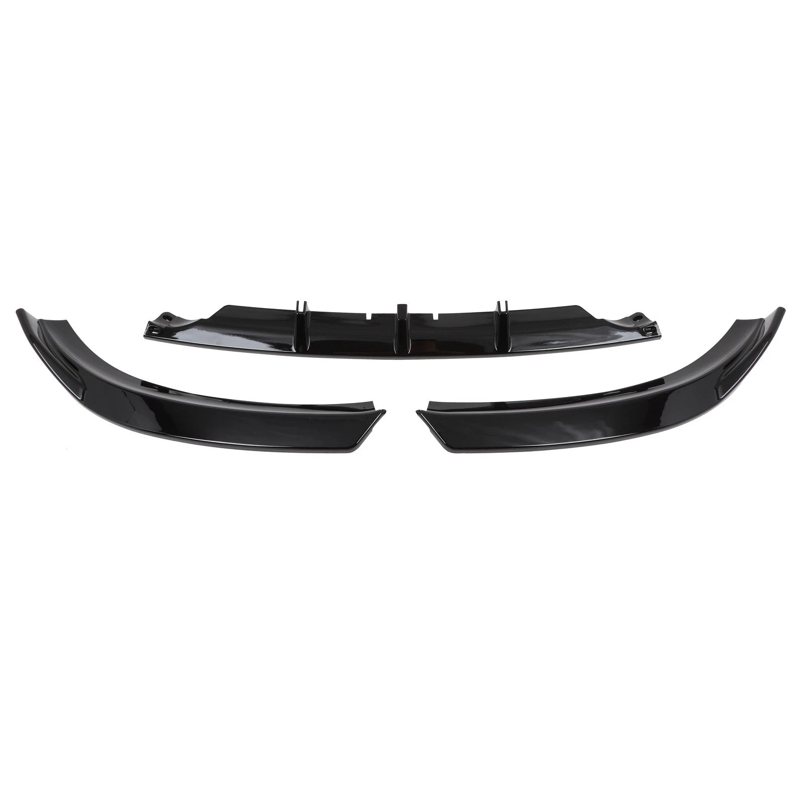 Front Bumper Lip for Audi A4 B8 (2009–2012) - Painted Black