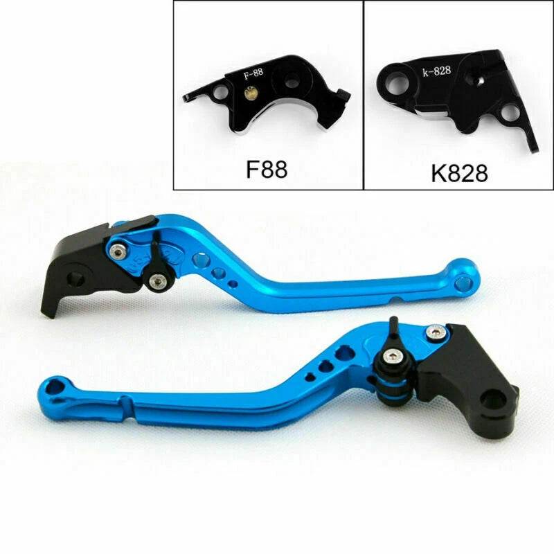 Long Brake Clutch Levers for Kawasaki ZX10R (2006–2014), ZX6R, Z1000 (2007–2014)