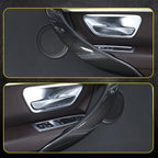 Set of 4 Carbon Fiber Interior Door Handle Covers for BMW F30 F31 (2013–2018)