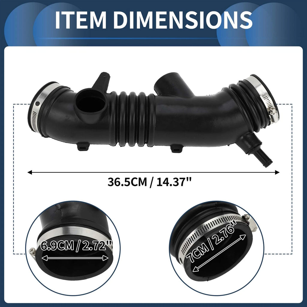 Intake Hose Tube with Clamps for Toyota Tacoma (1995–2000) Black