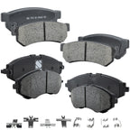 Set of 4 Ceramic Brake Pads for Chevrolet Spark EV (2014–2016)