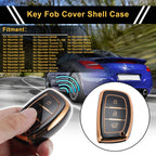 Car Key Case for Hyundai i10 i20 i25 i30 i40 ix20 ix25 ix30 ix35 ix45 (3 Buttons)