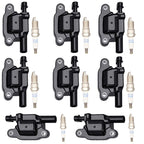 8X Ignition Coils + 8X Spark Plugs for Chevrolet GMC V8 (2000–2023) 12570616 12611424 UF413