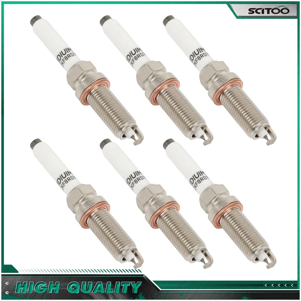 6X Iridium Spark Plugs for Mercedes-Benz SL450 SL400 S560e S550e ML400 (2016–2019)