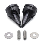 Pair Cone Handle Bar End for Kawasaki Ninja 250 500 ZX14 (1994–2007) Chrome