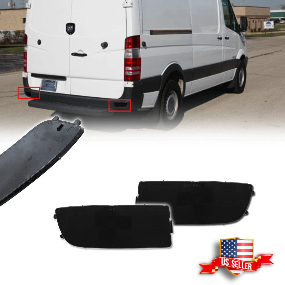 Smoked Lens Rear Bumper Reflectors for Mercedes Sprinter (2007–2018)
