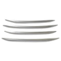 Silver Front Bumper Splitter Fins Spoiler Canards for Benz C-Class (2022-2023)