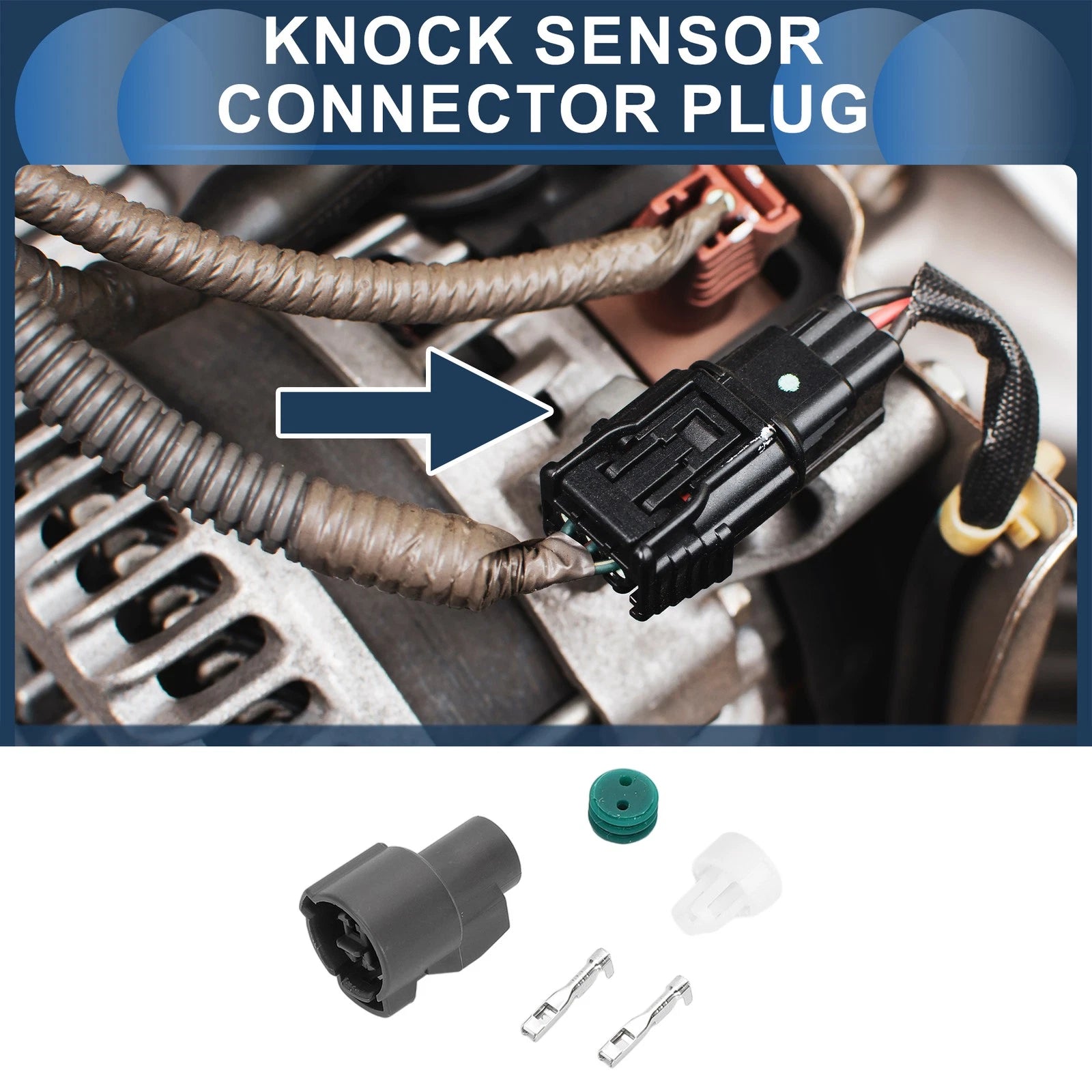 2 Pin Oil Pressure Sensor Connector Plug for Honda Accord 