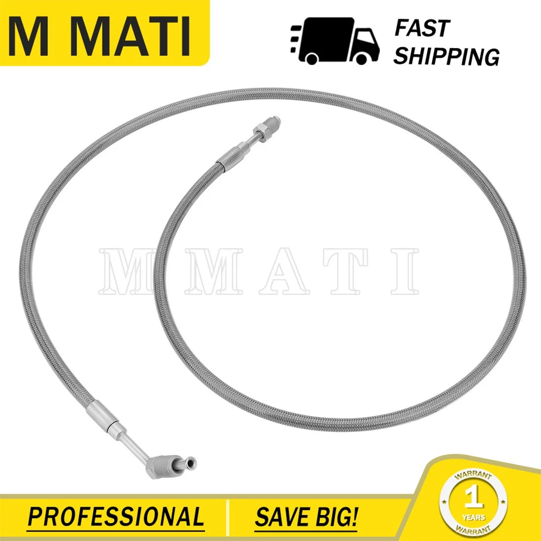 Right Rear Brake Line 1910494 for Polaris Ranger 500 425 650 (2000–2023)