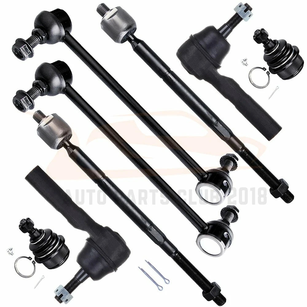 8Pcs Front Lower Ball Joint & Tie Rod for Dodge Journey (2009–2015)