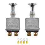 Set of 2 Heavy Duty Push Pull Switches 75 Amp 6 28V DC for Automotive
