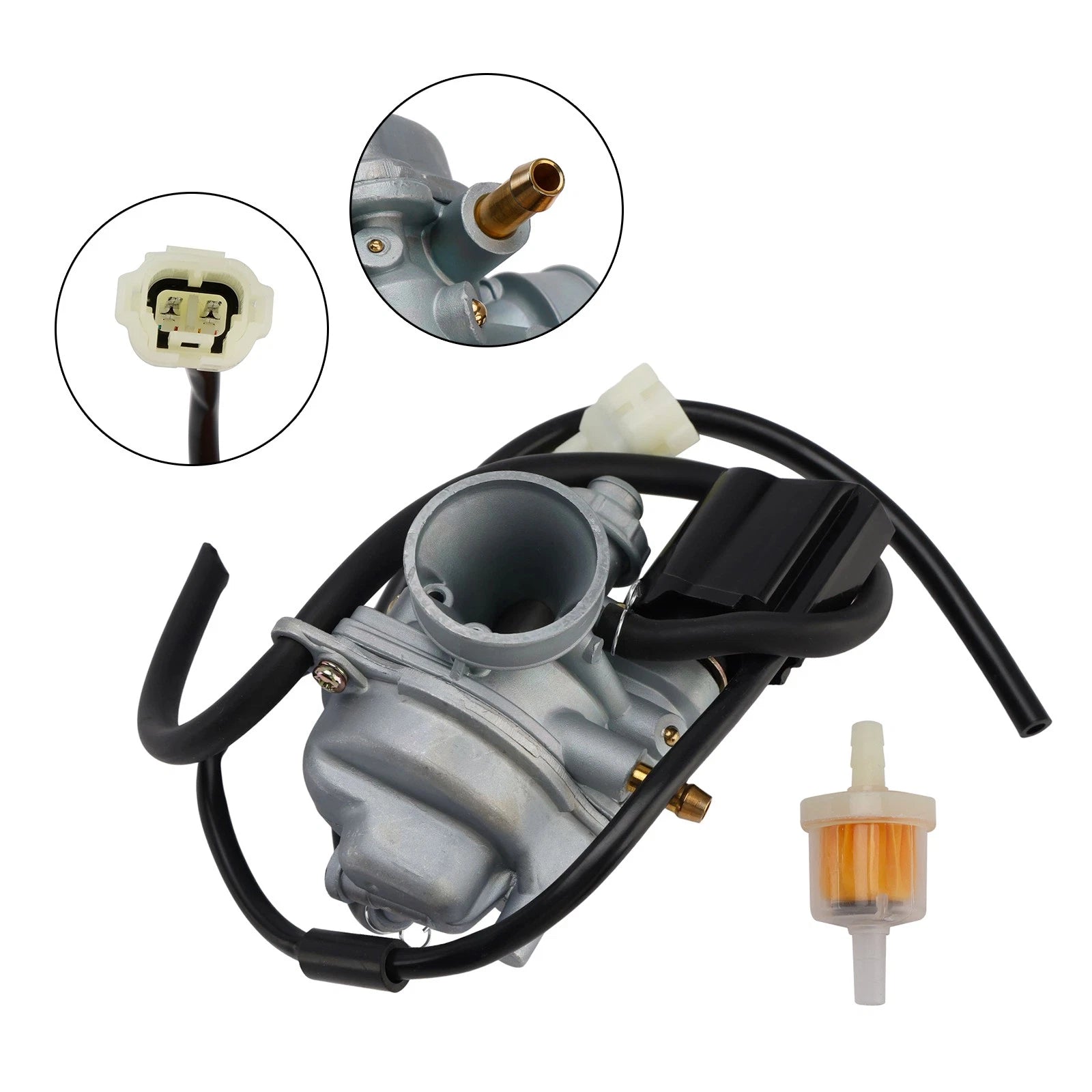 Carburetor for Kawasaki KFX50 KFX90C (2007–2022) 15003-Y001 15004-Y005