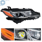 Headlight for Toyota Camry (2018–2022) Black Housing Passenger Side