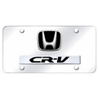 Dual Chrome on Chrome License Plate - Officially Licensed for Honda CR-V