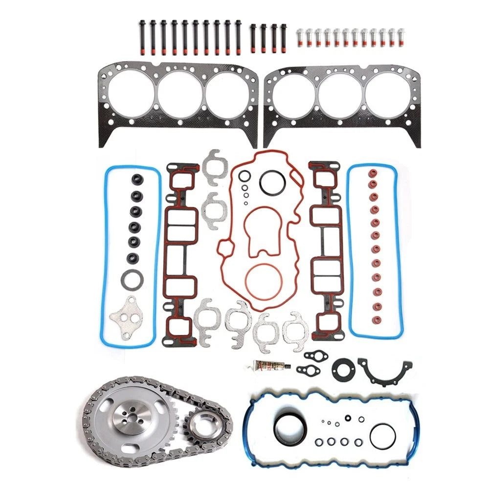 Gasket Bolt Set for GMC K1500 Sierra (1996–1998) Timing Chain Kit 4.3L