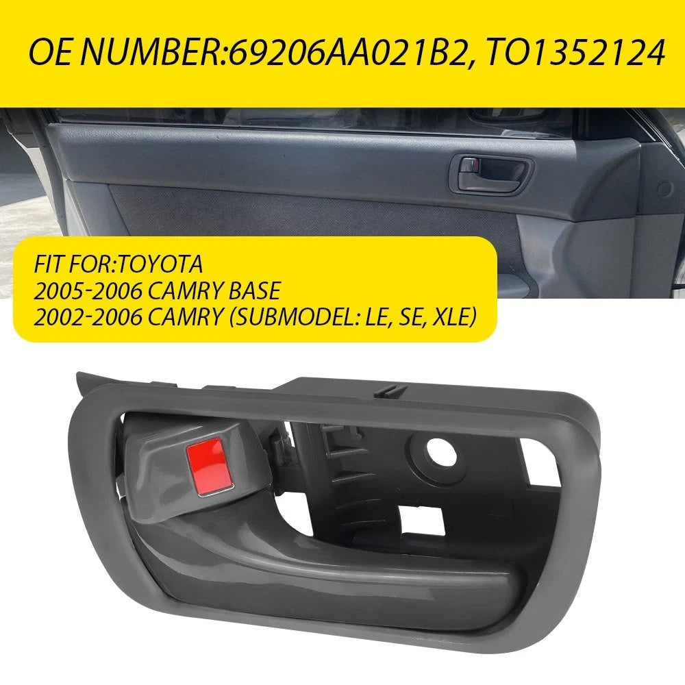 Inner Door Handle for Toyota Camry (2002–2006) Gray Driver Side V