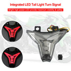Integrated Tail Light Turn Signal for Kawasaki Ninja ZX10R Z1000 (2013–2022) Black T9